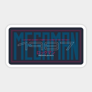 1987 - MegaMan Sticker